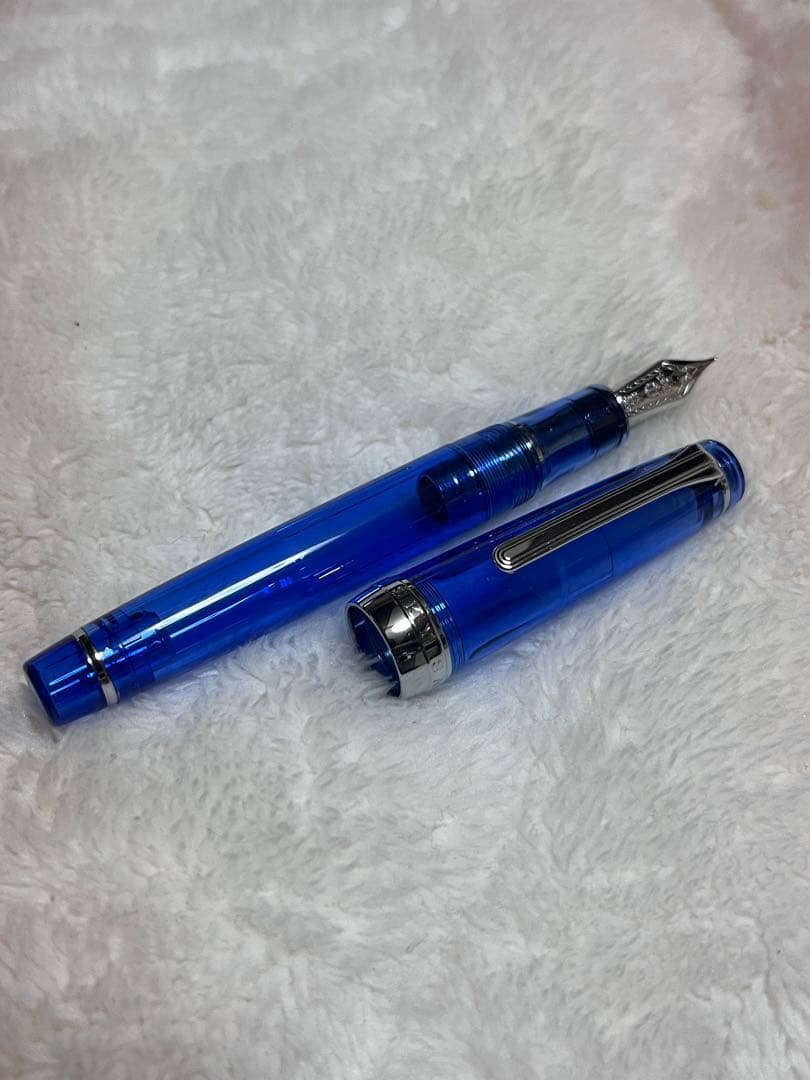 新品未使用 限定600本 セーラー プロフェッショナルギア 万年筆 スカイ MF