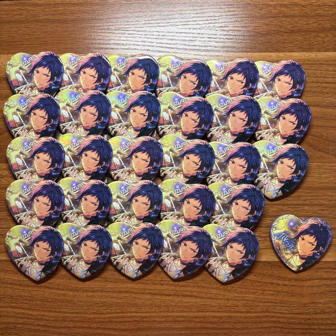 伏見弓弦 ハート缶バッジ➕スクエア缶バッジ