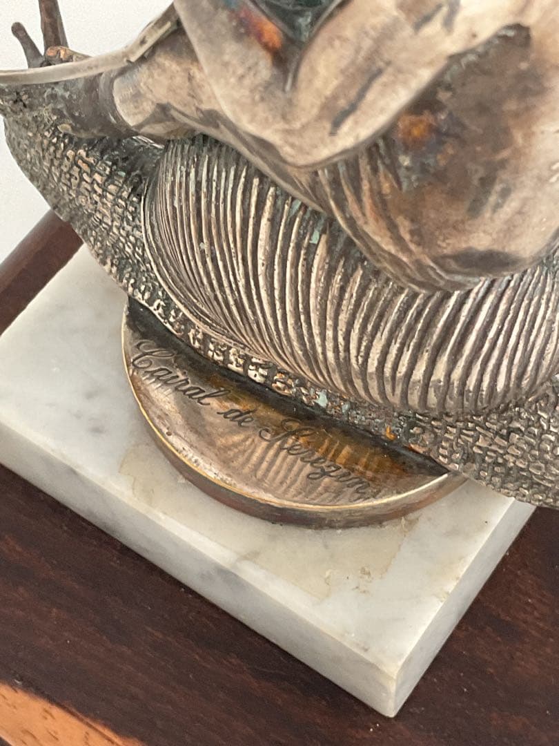 Cupid on a shell,1920FRANCE.カタツムリに乗った天使