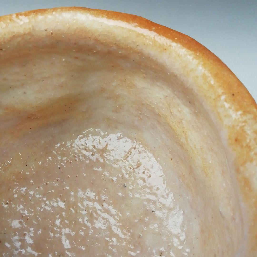 Ｔ２１６　茶碗　『志野茶碗』『弥一郎造』　共箱　抹茶碗　茶道具