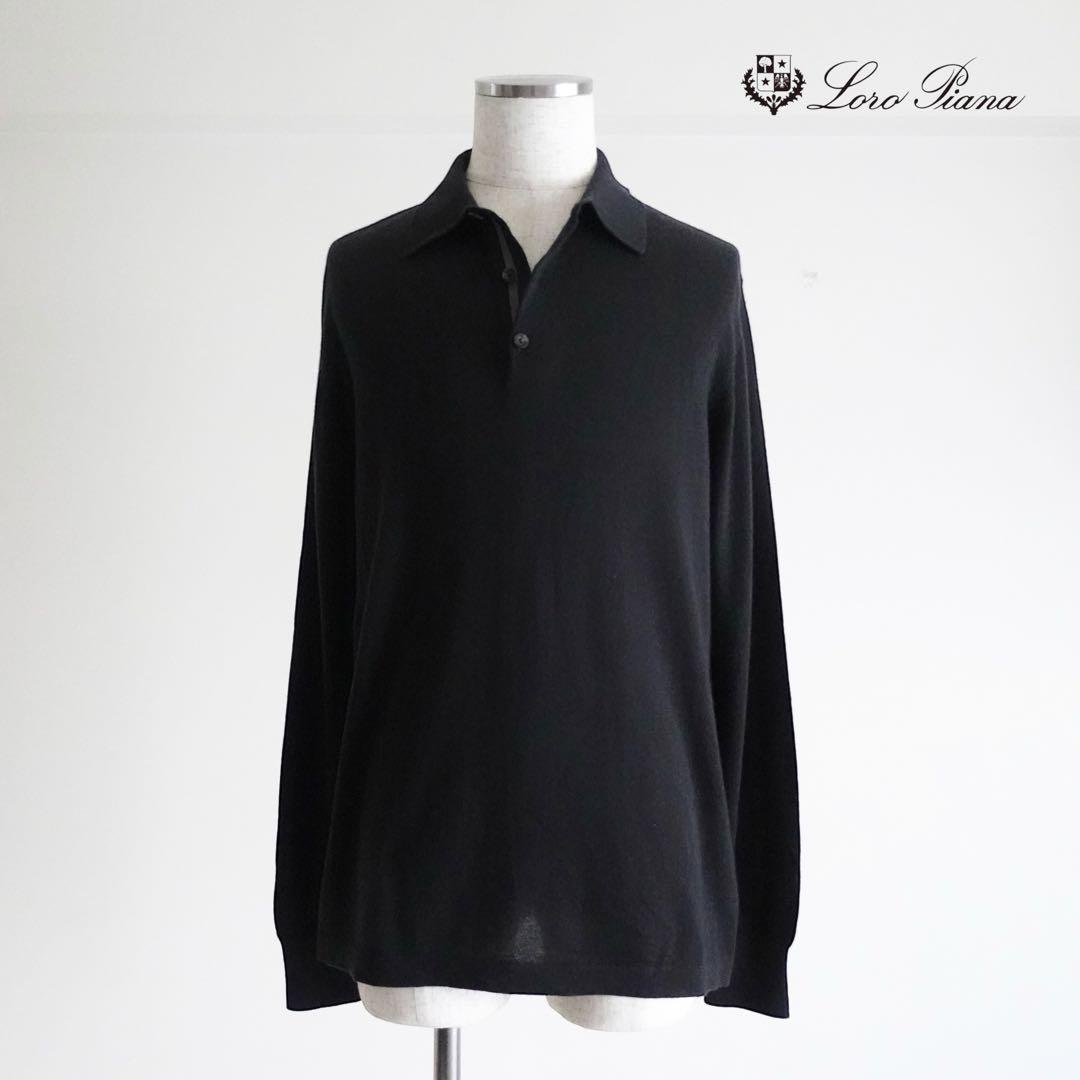 トップス Loro Piana Pure Cashmere Knit Polo Shirt