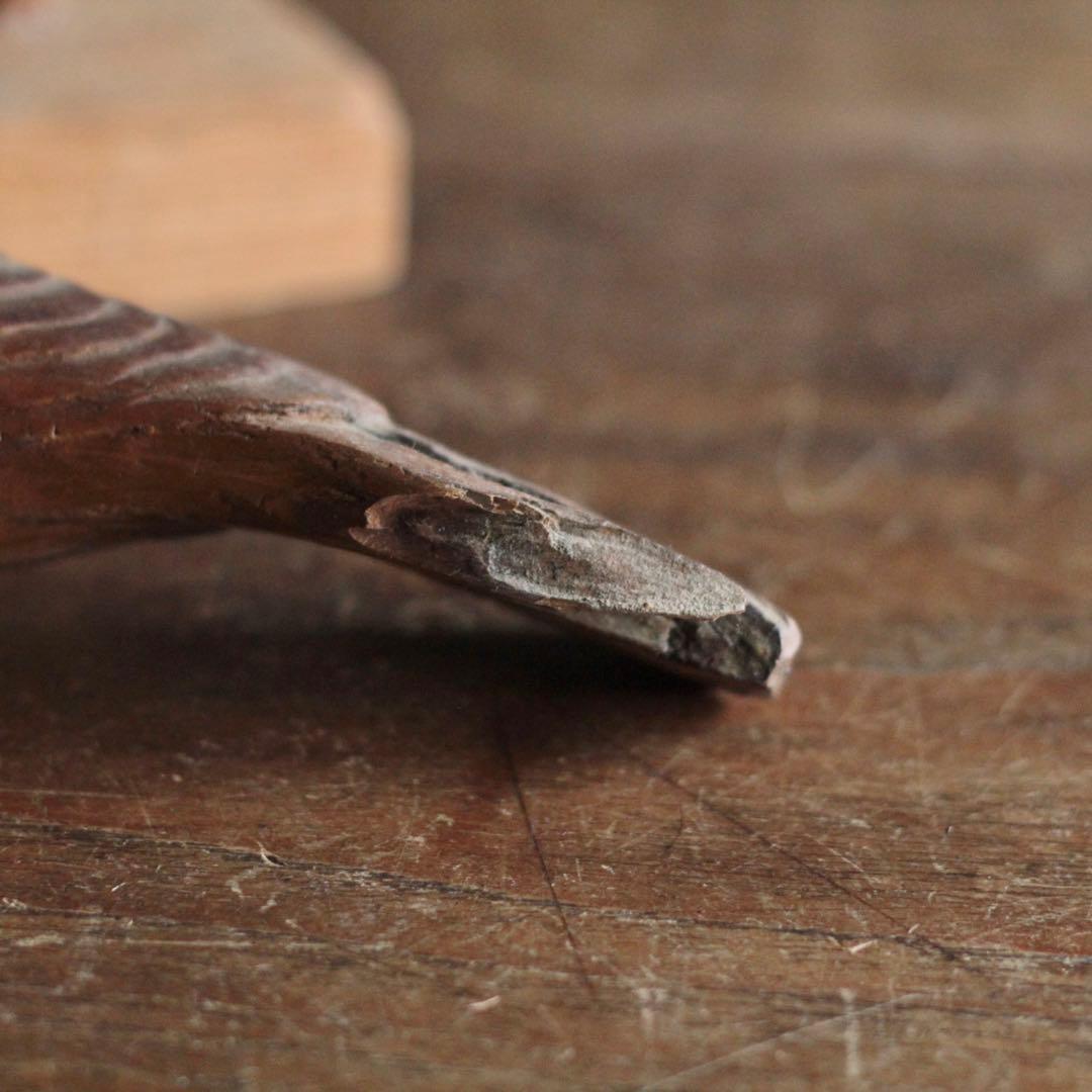 木の 鳥 オブジェ 古道具 アンティーク