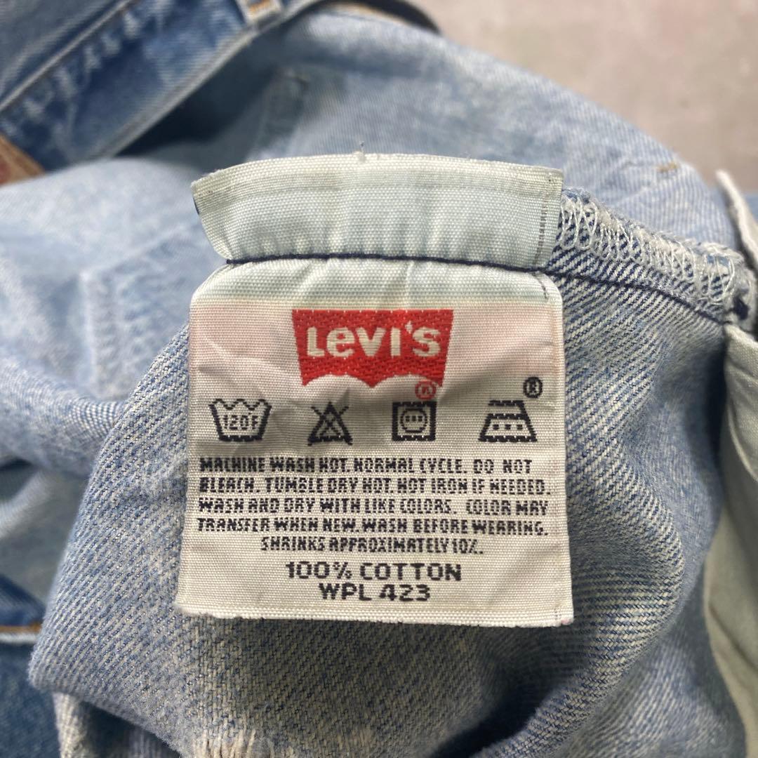 Levi’s 501古着W38極上ダメージクラッシュ メキシコ製　AG35