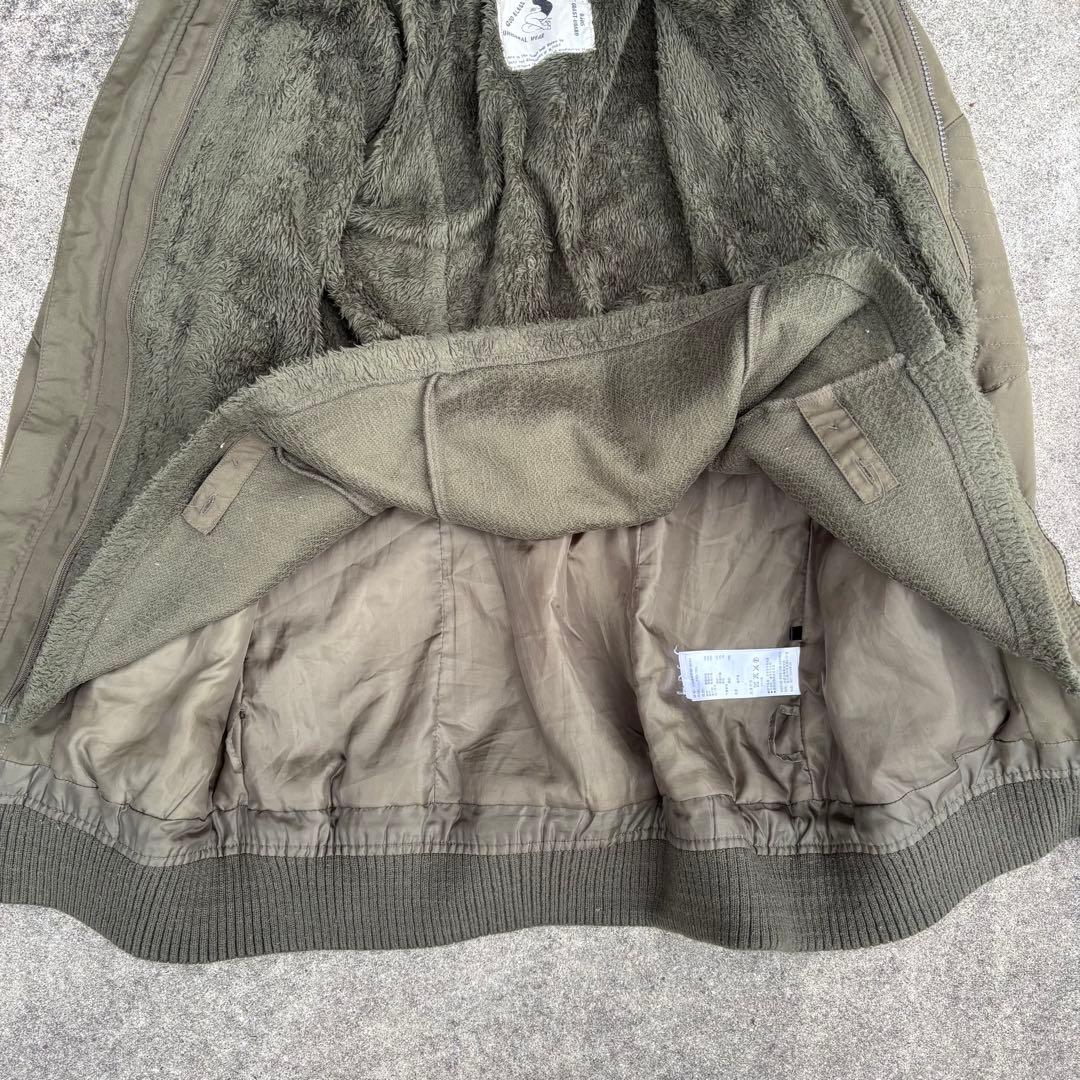 平成ギャル y2k グランジ ファー付 モッズコート ダークコア メタルギミック