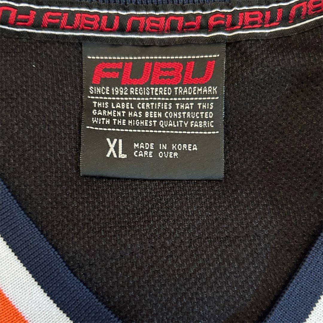 【入手困難】 FUBU BROOKLYN 05 両面刺繍ロゴ ゲームシャツ XL