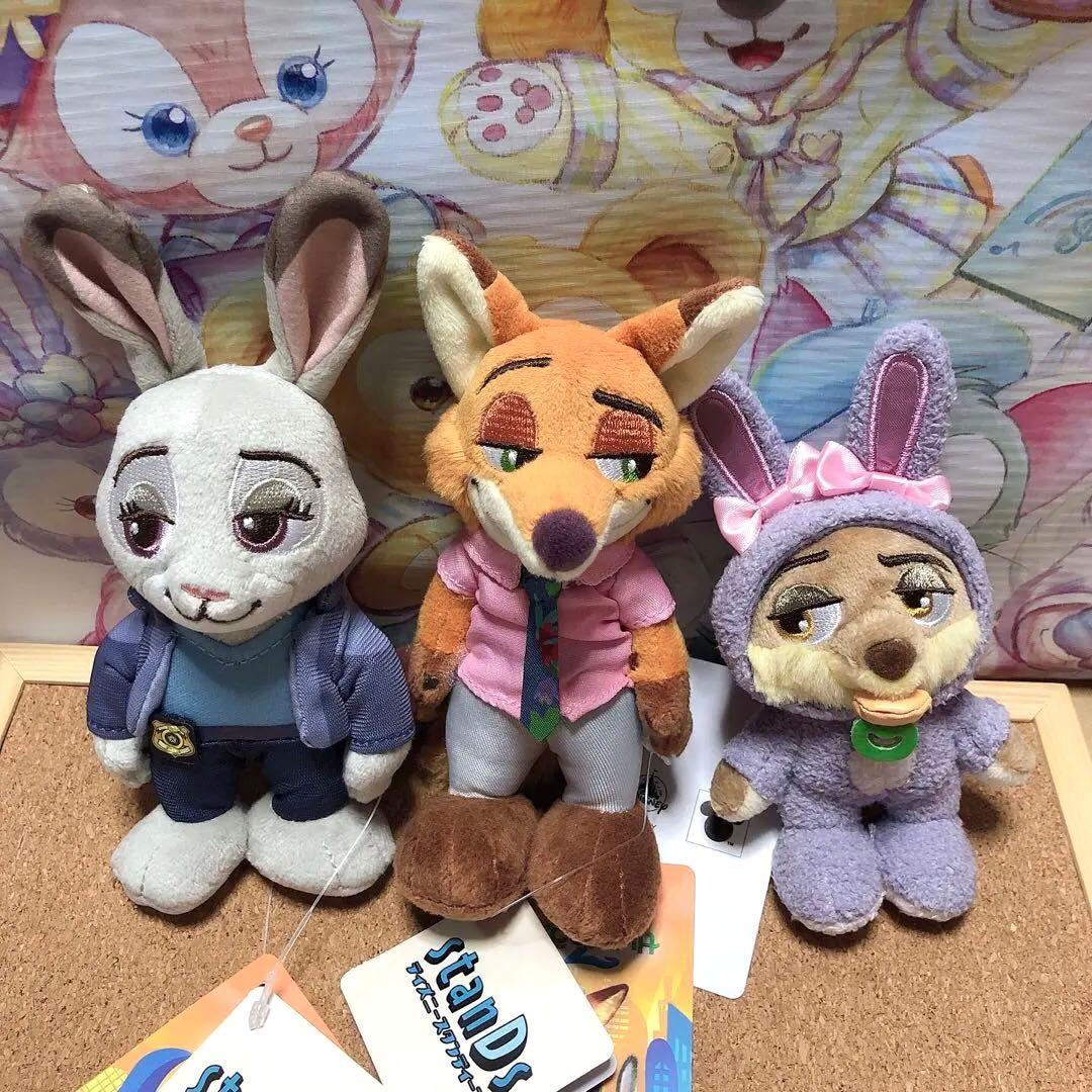 顔厳選　ディズニーストア　スタンディーズ　ズートピア2 ぬいぐるみセット
