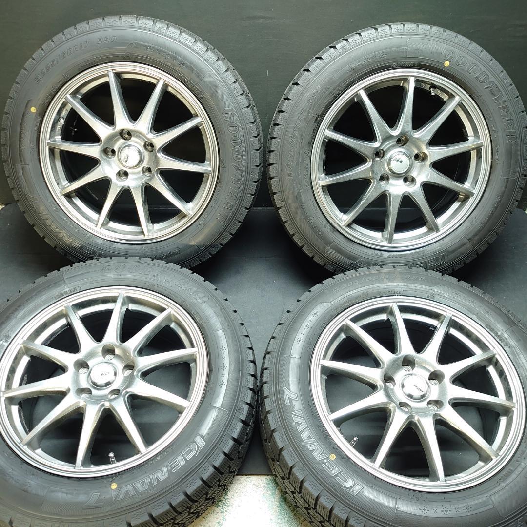 社外アルミ 225/60R17 アルファード ヴェルファイア PCD114.3