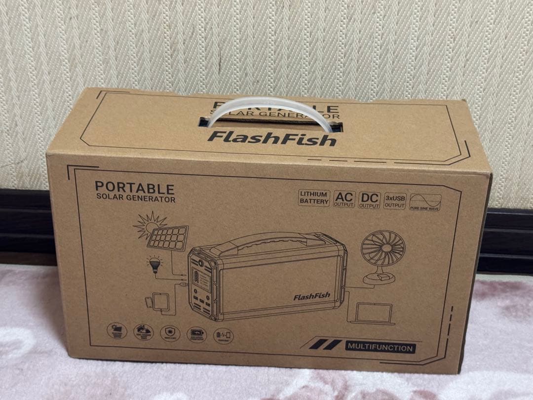 FlashFish G300 ポータブルソーラー発電機