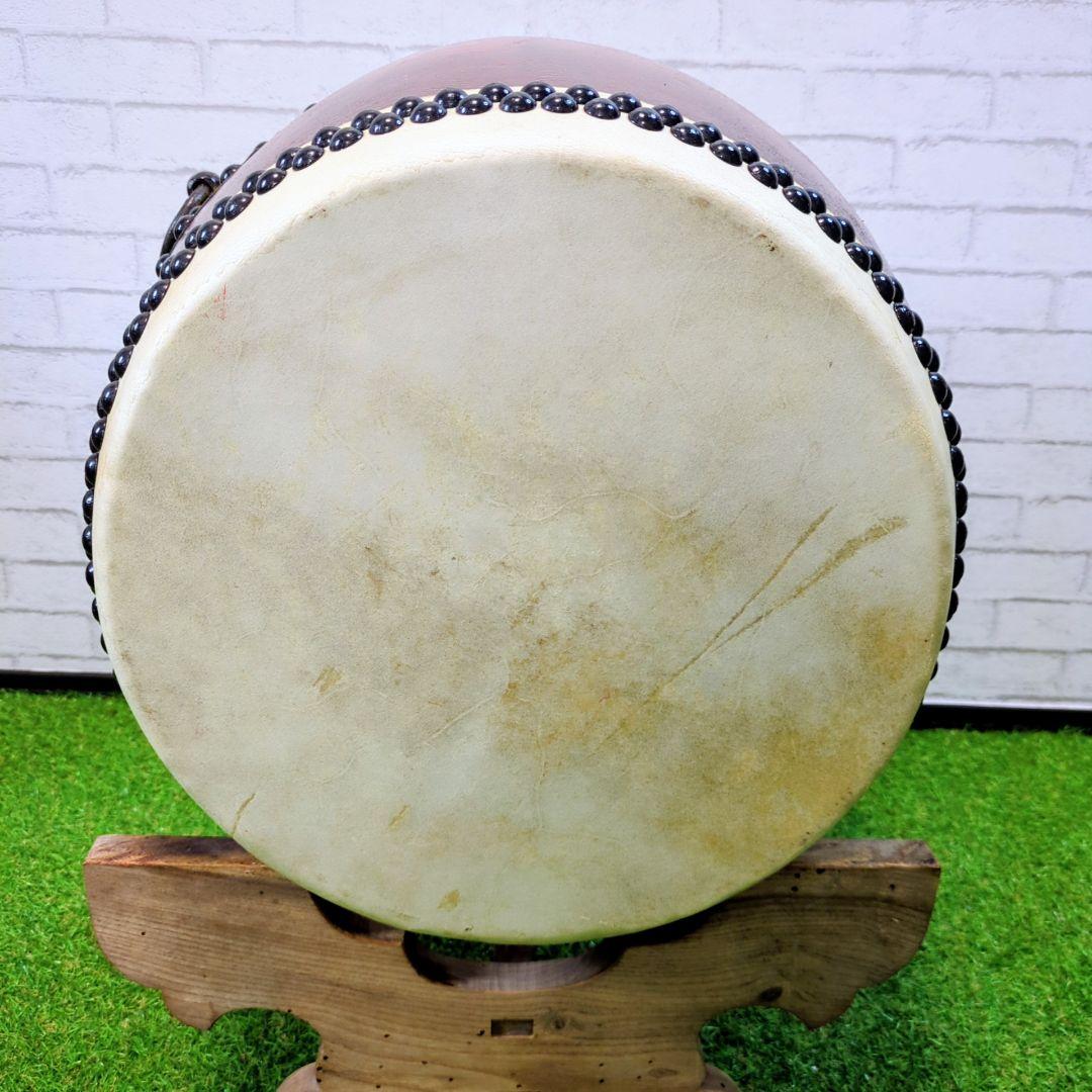 【最高級】和太鼓 1尺1寸 欅（赤欅）一本繰り抜き 如輪杢 希少品