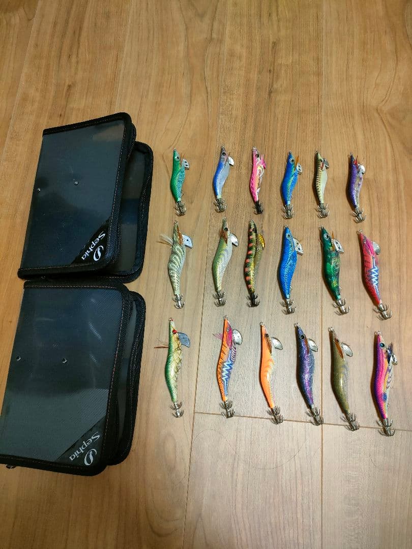 エギング用ルアーセット28本と収納ケース