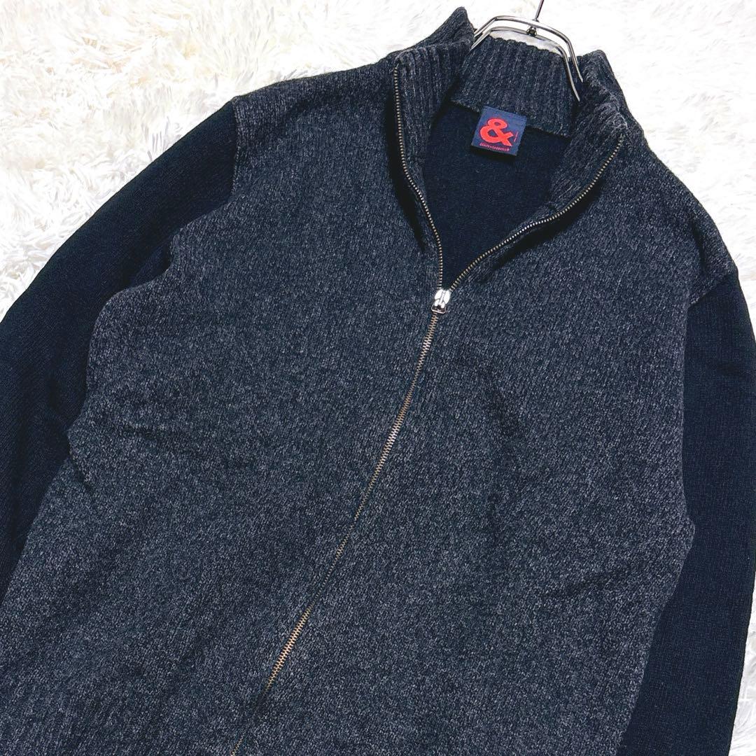 希少ドルチェ＆ガッバーナドライバーズニットカーディガンフルジップイタリア製黒