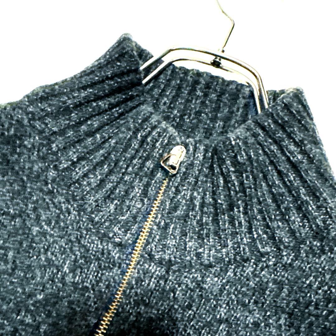 希少ドルチェ＆ガッバーナドライバーズニットカーディガンフルジップイタリア製黒