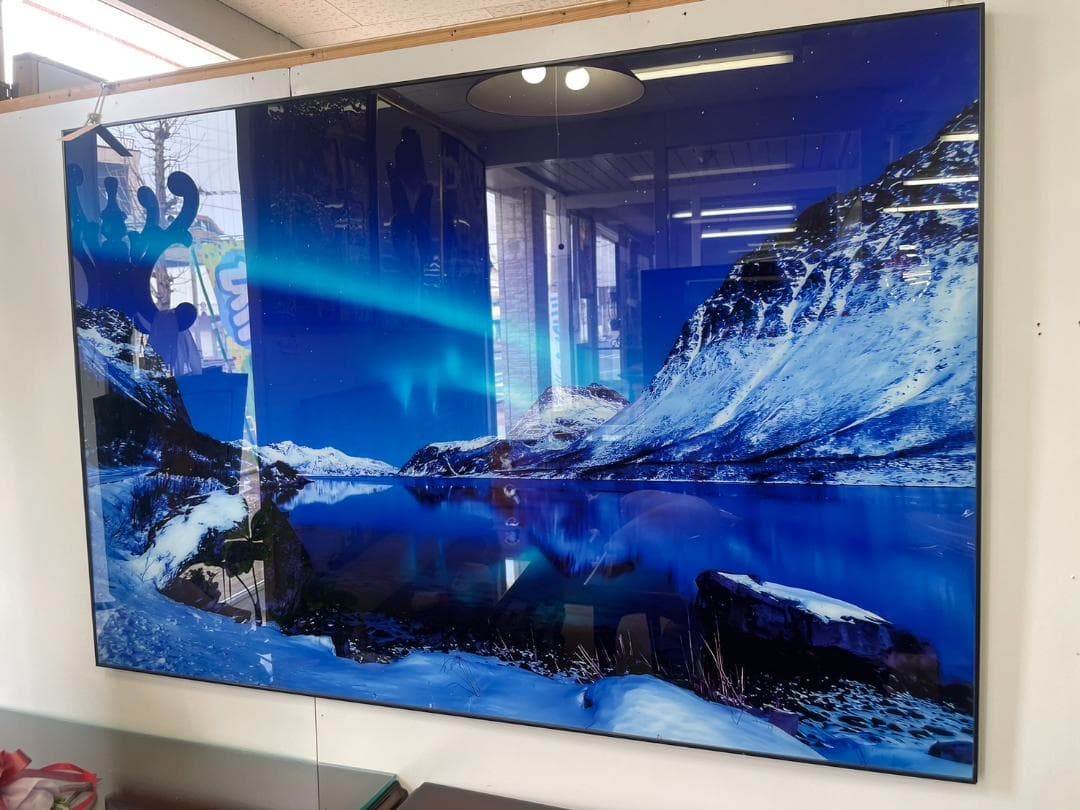 アートパネル　絵画　壁掛け　アート　オーロラ　絶景　夜景　自然　風景画　額縁　絵