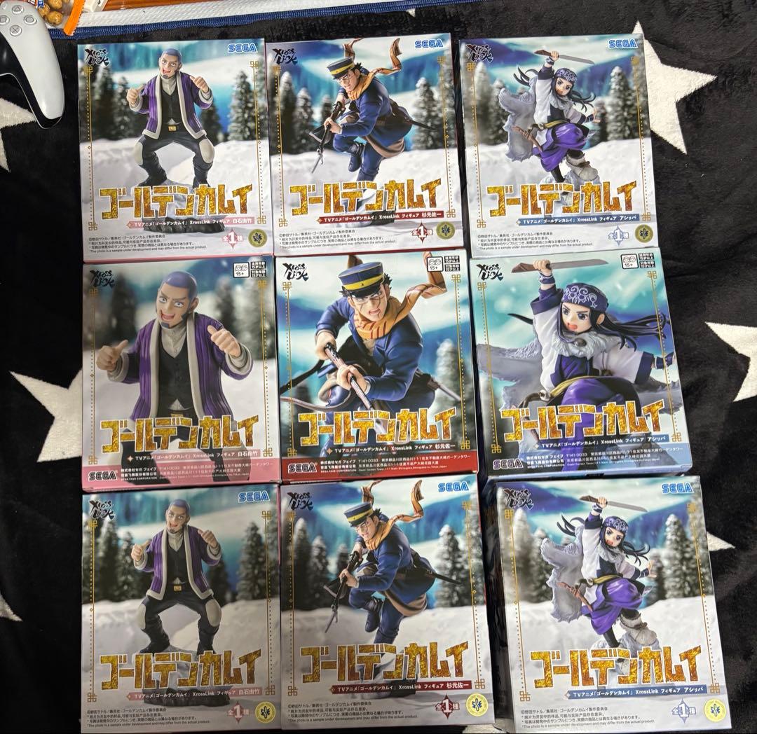 ゴールデンカムイ XrossLinkフィギュア　9体セット