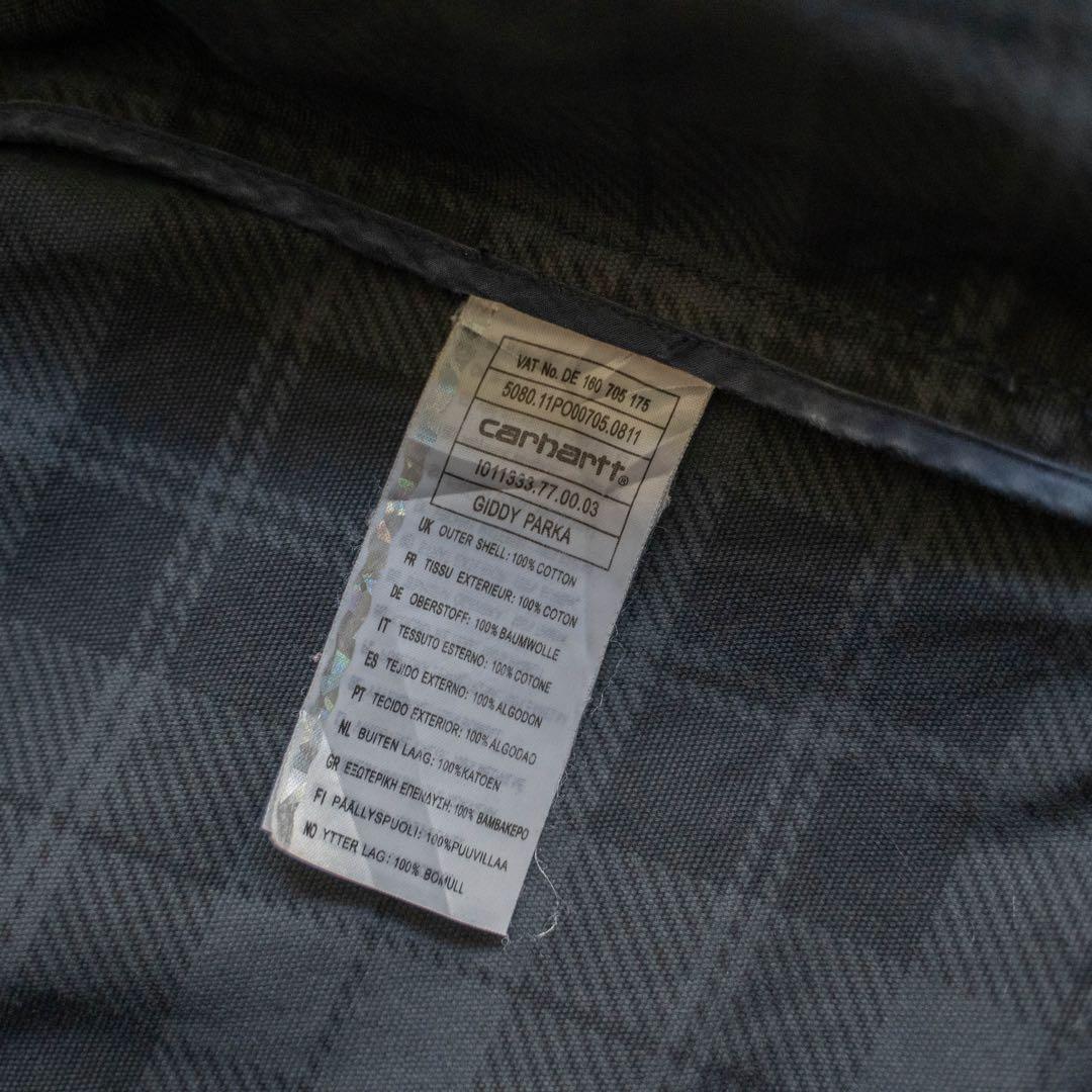 【希少】00s Carhartt 鬼フェード フィッシュテール モッズコート