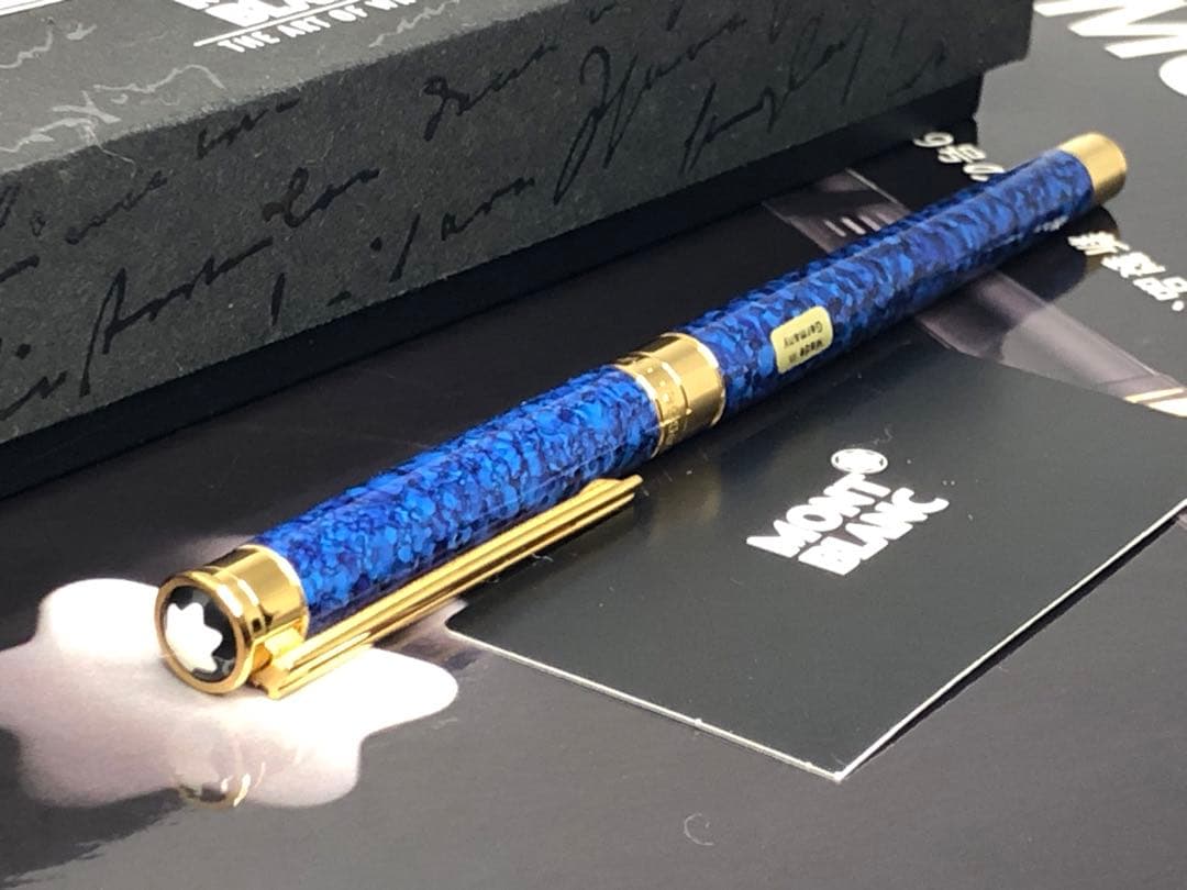 ⭐️モンブラン⭐️幸運パワー美の頂点ラピスデザイン入手困難逸品⭐️ノブレス・ドウエ金装