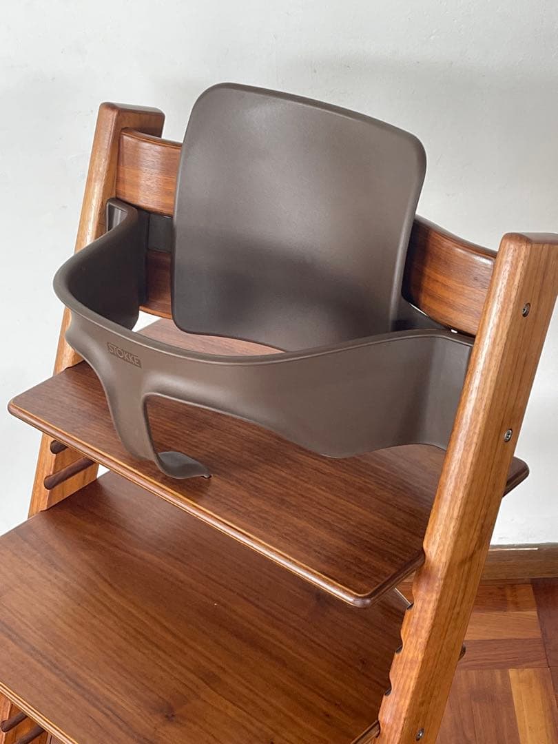 ストッケ トリップトラップ アメリカン ウォールナット ベビーガード セット