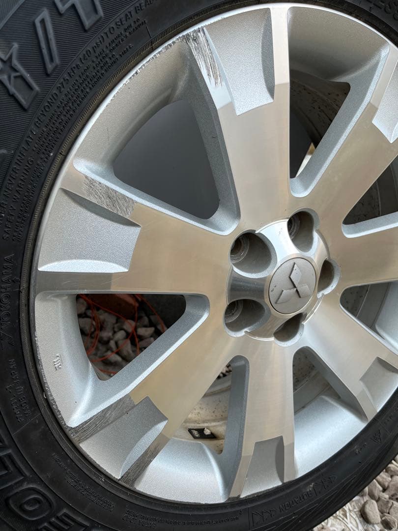 GEOLANDAR I/T-S デリカD5純正ホイール　スタッドレス