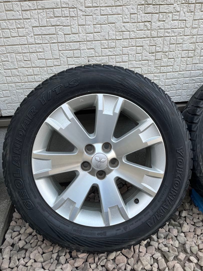 GEOLANDAR I/T-S デリカD5純正ホイール　スタッドレス