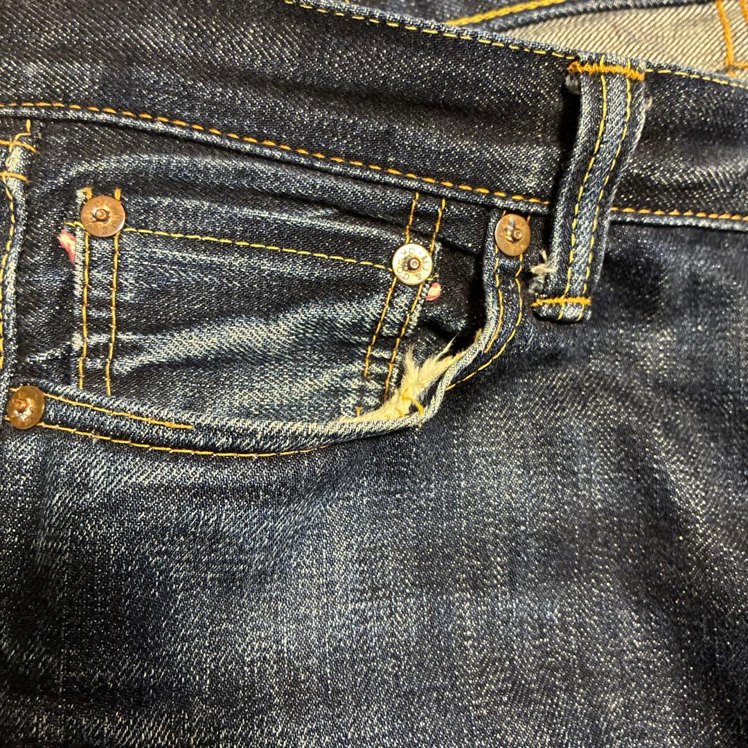 桃太郎ジーンズ 1005SP 出陣レーベル ミドルストレート W30