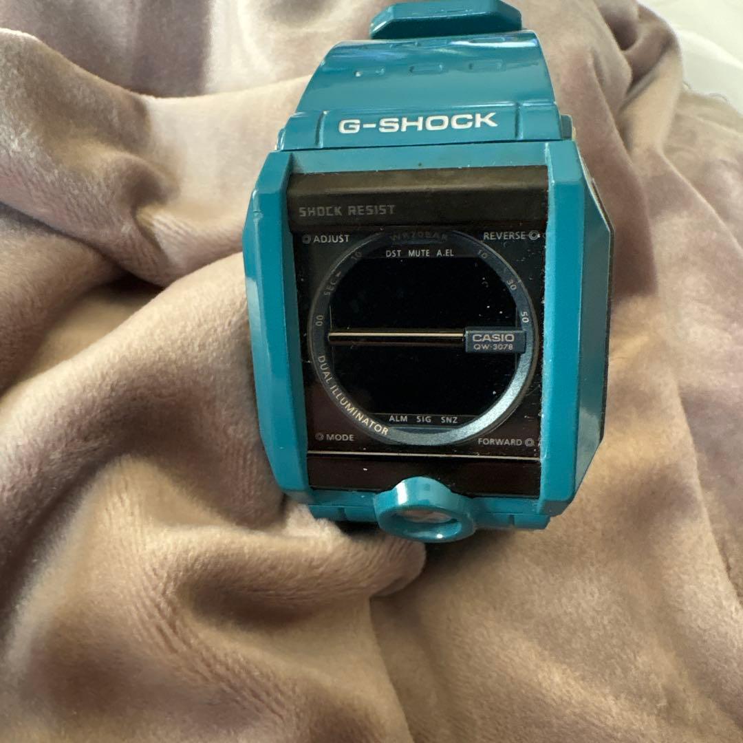 CASIO G-SHOCK 青 デジタル腕時計