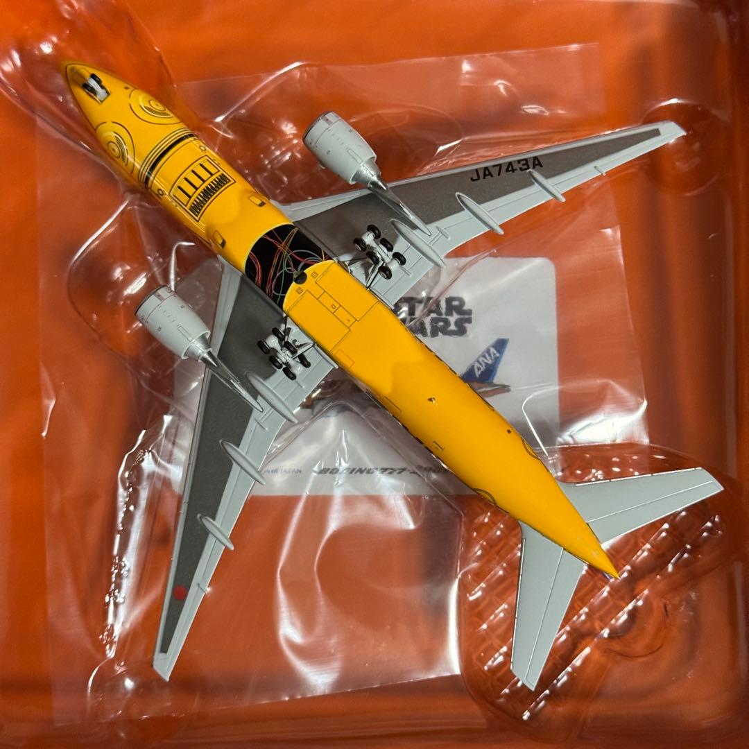 航空機・ヘリコプター JC ANA C-3PO B777-200ER JA743A 1/400