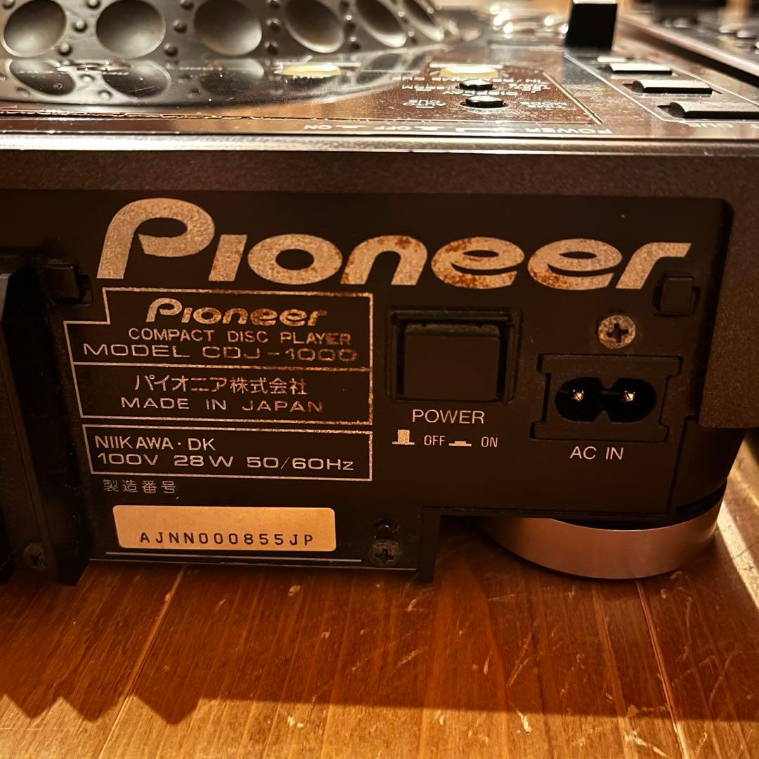 Pioneer CDJ-1000 2台セット 動作確認済み
