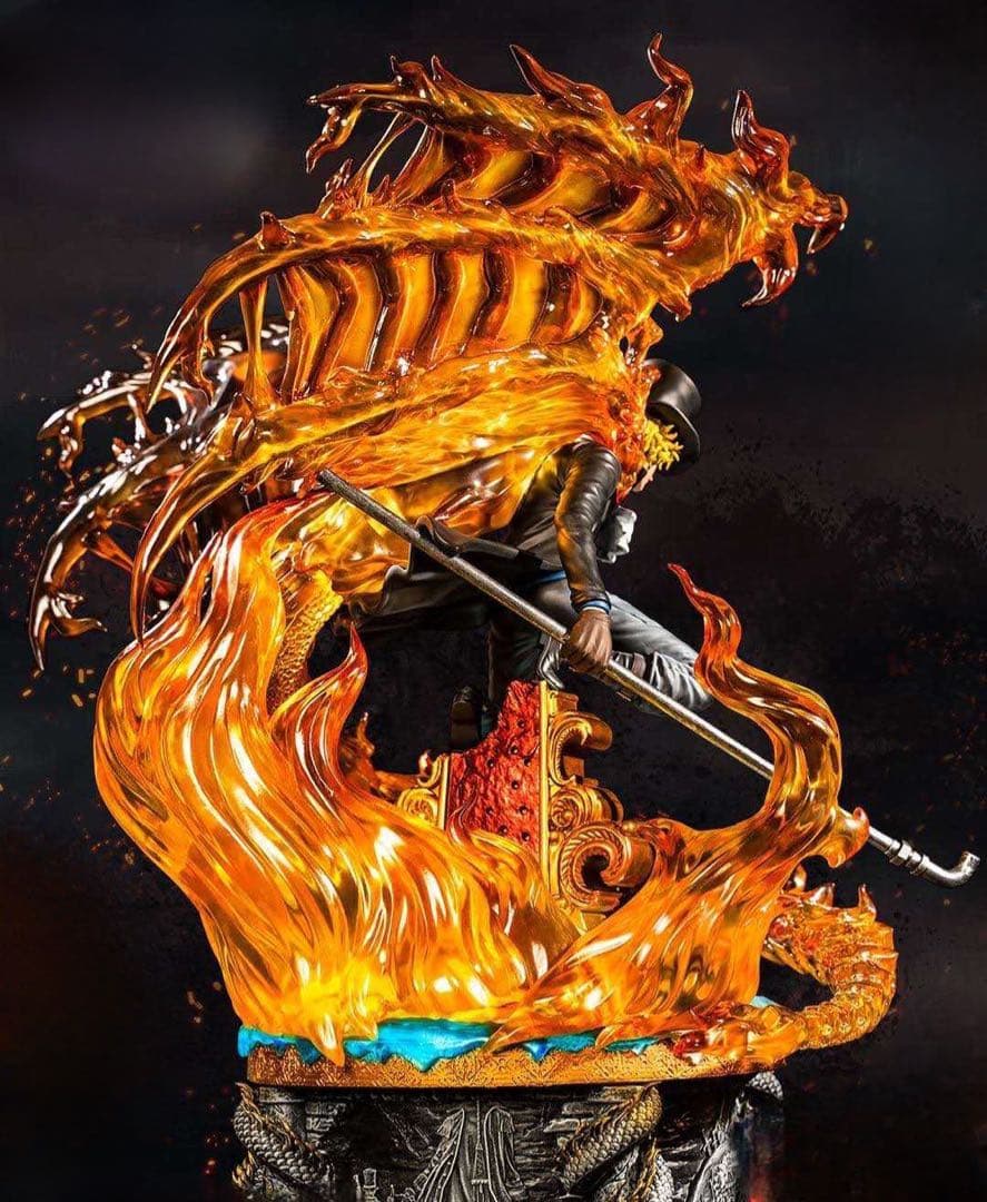 【新品】値下げ‼️ワンピース サボ メラメラ フィギュア 革命軍 ガレージキット