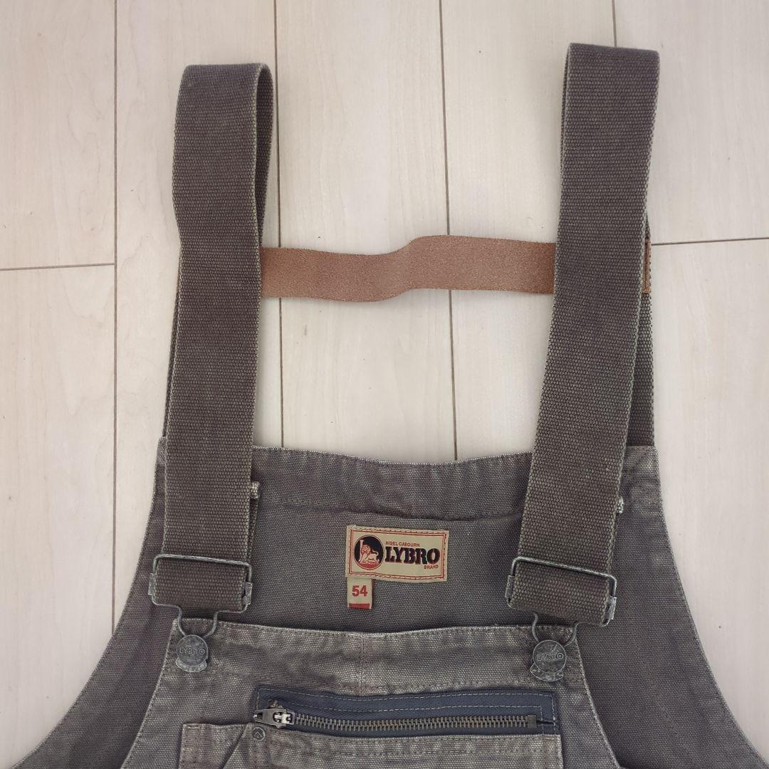 【稀少サイズ54】ナイジェルケーボン ライブロ オーバーオール キャンバス