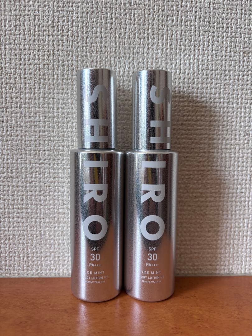 SHIRO アイスミント ボディローションUV 2本セット