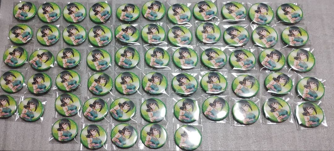 ラブライブ！　三船栞子　缶バッジ　KADOKAWA　コミケ 105　45個セット