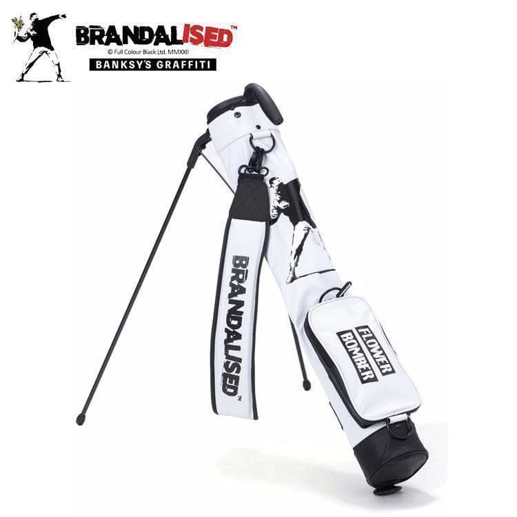 新品 バンクシー BANKSY セルフスタンドバッグ フラワーボンバー