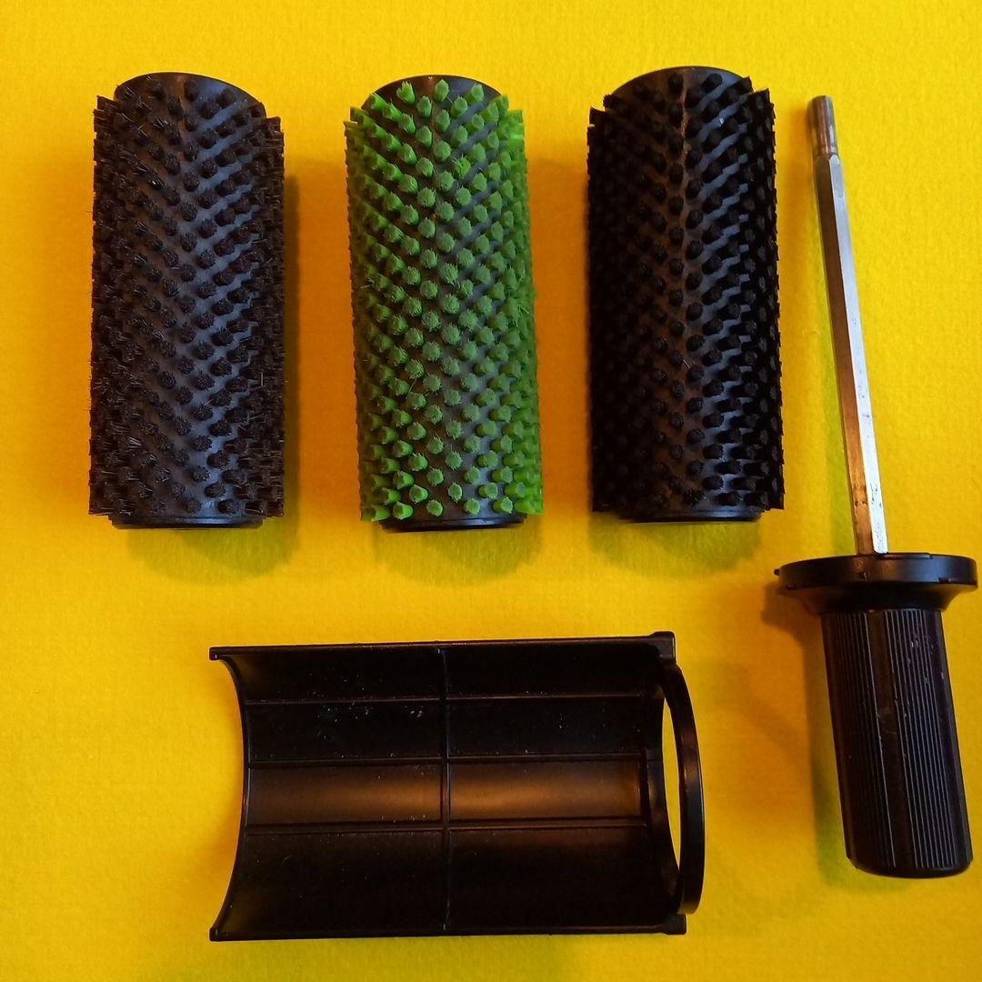 150mm ロトブラシセット (ボア、ナイロン、馬毛)