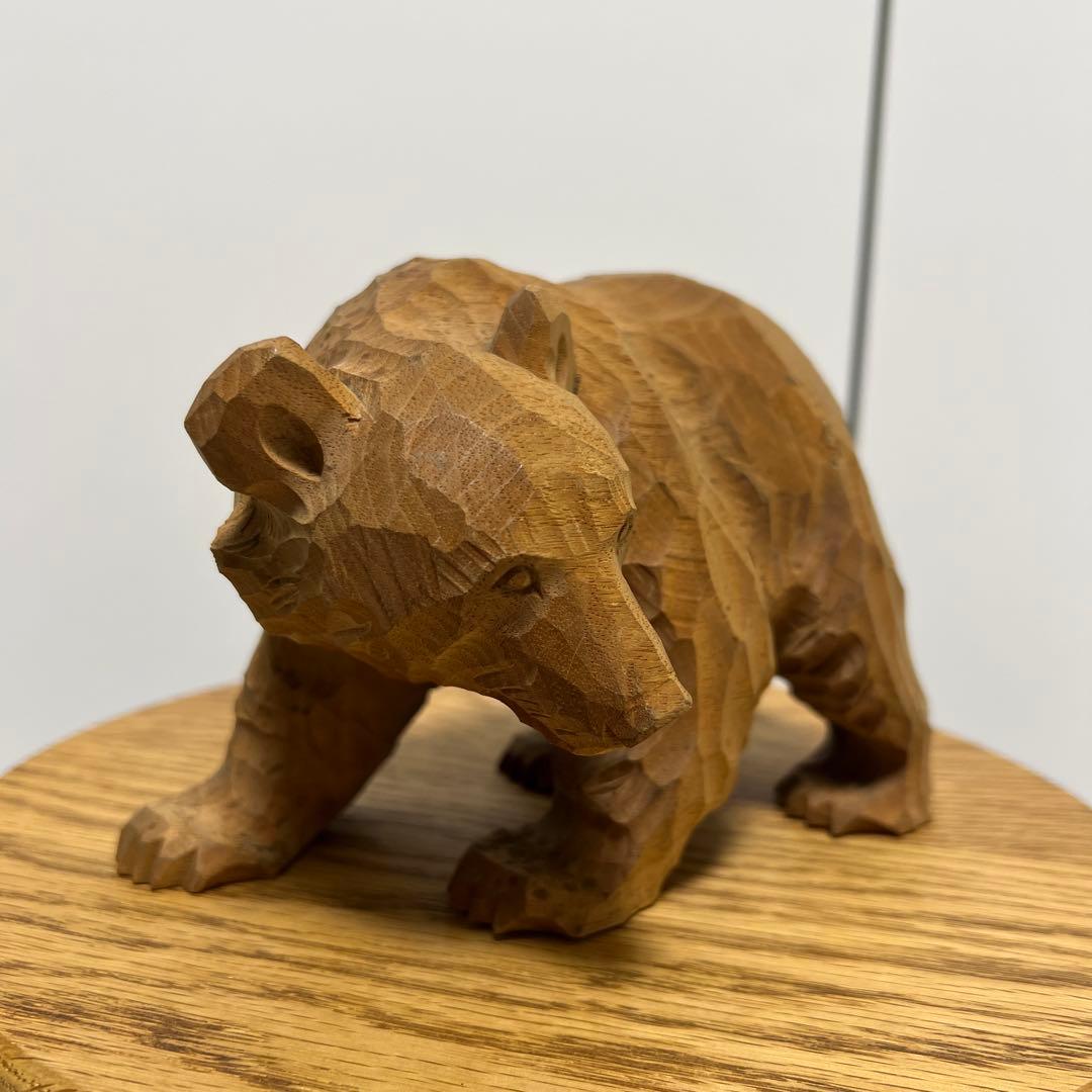 希少 木彫りの熊 北海道