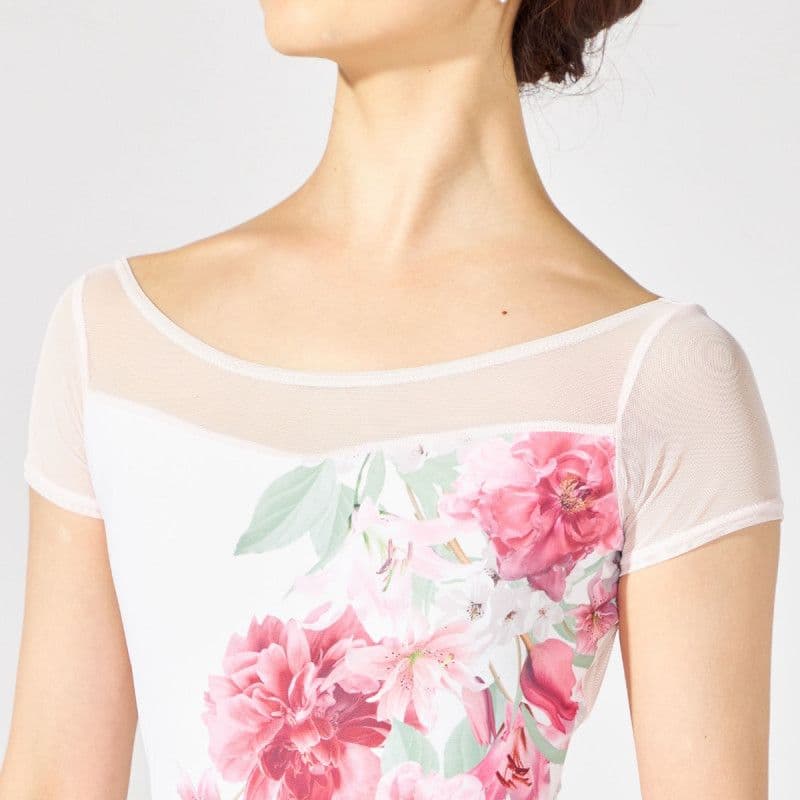 お値下げ 　チャコット　永久メイ　レオタード　キャップスリーブ　Lサイズ