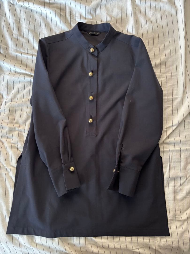 【美品】Curensology スフィアボタンブラウス