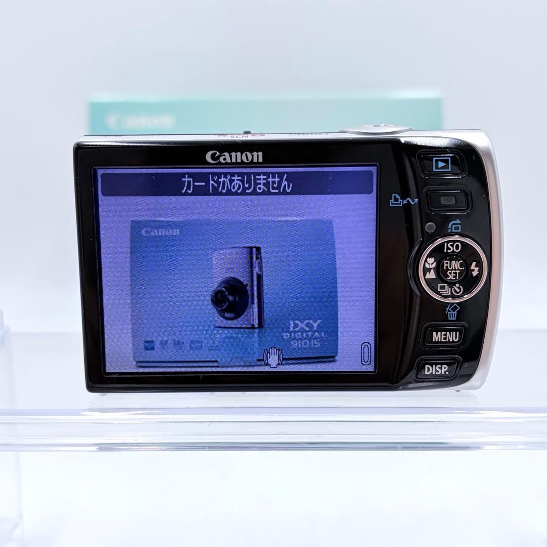 【極美品】Canon IXY DIGITAL 910IS シルバー コンデジ