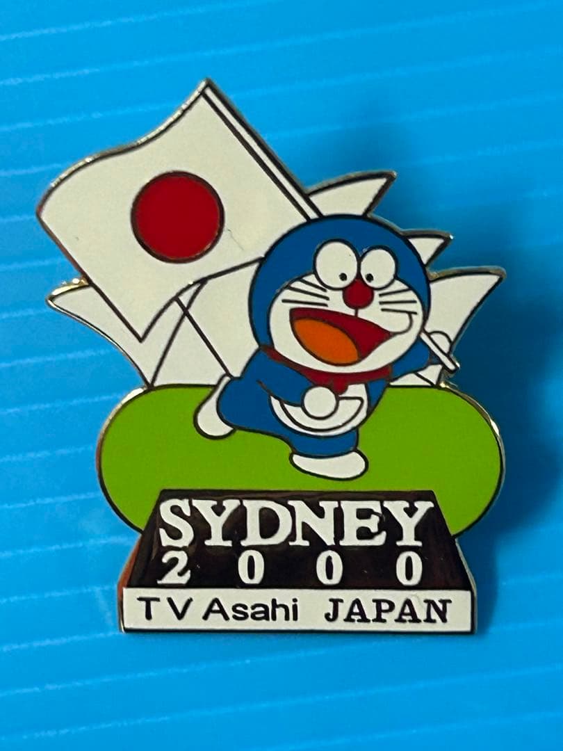 【非売品】 長野 シドニーオリンピック テレビ朝日ドラえもんピンバッジ3個セット