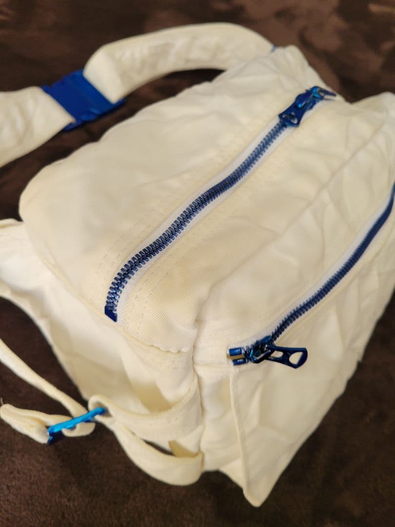 レア‼️白ナイロン★PORTER 近江チヂミ ウエストバッグ