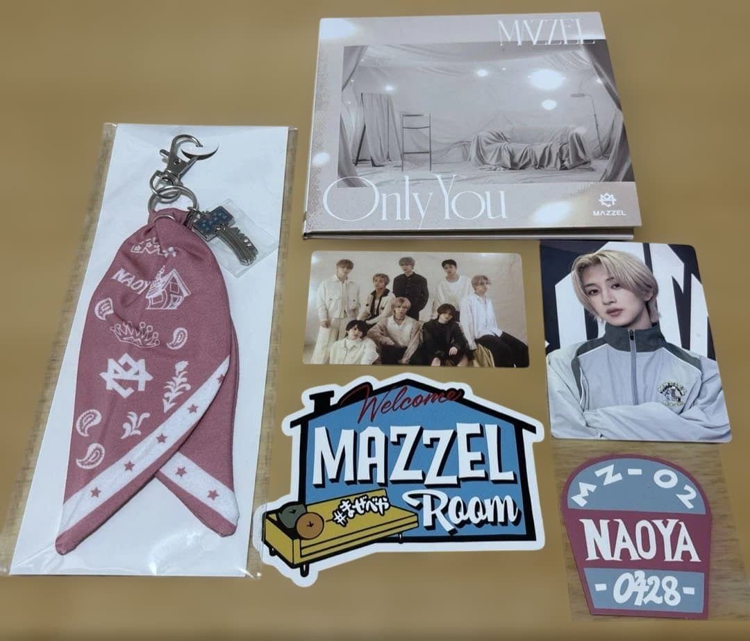 MAZZEL NAOYA バンダナ　まぜべや　ステッカー　セット　CD ナオヤ