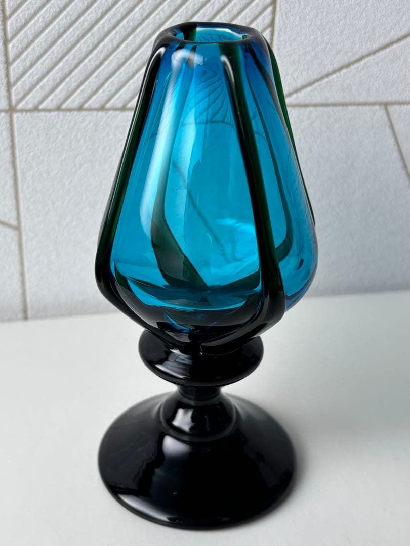 舩木倭帆　吹きガラス　作品展 一輪挿し　花瓶　2個セット