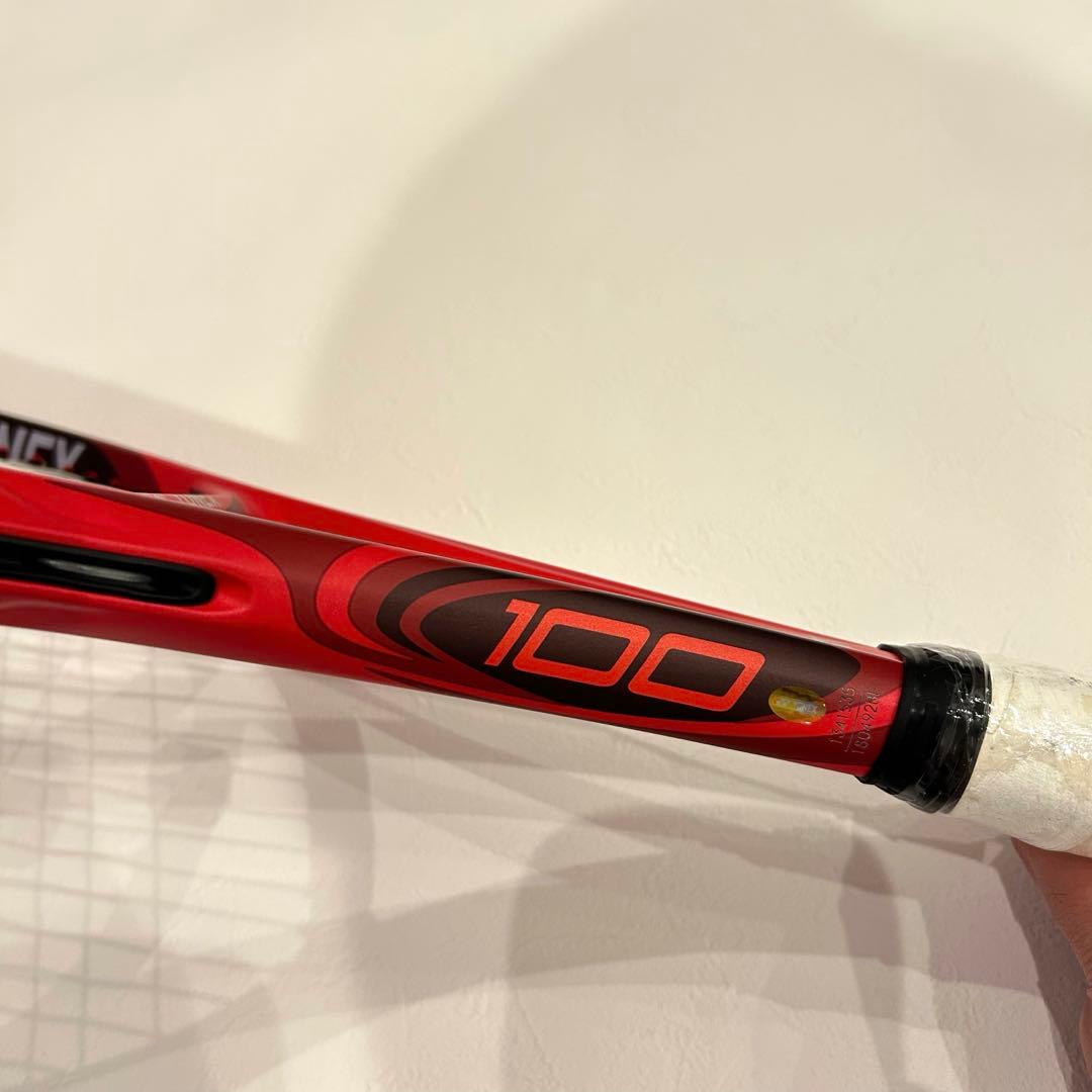 美品✨YONEX ヨネックス VCORE100 Vコア グリップ2 レッド　硬式