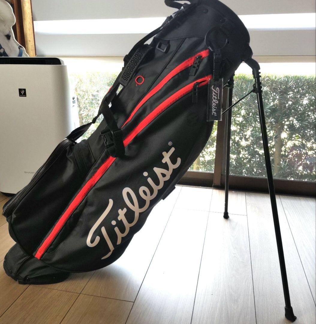 Titleist スタンドバッグ ブラック/レッド