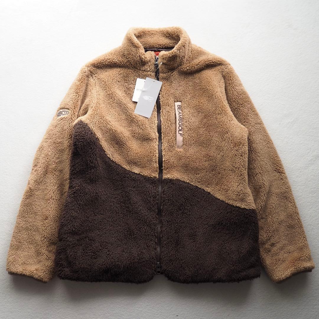 新品 BEAMS ビームス ゴルフ 2023AW ボア ブルゾン ジャケット L