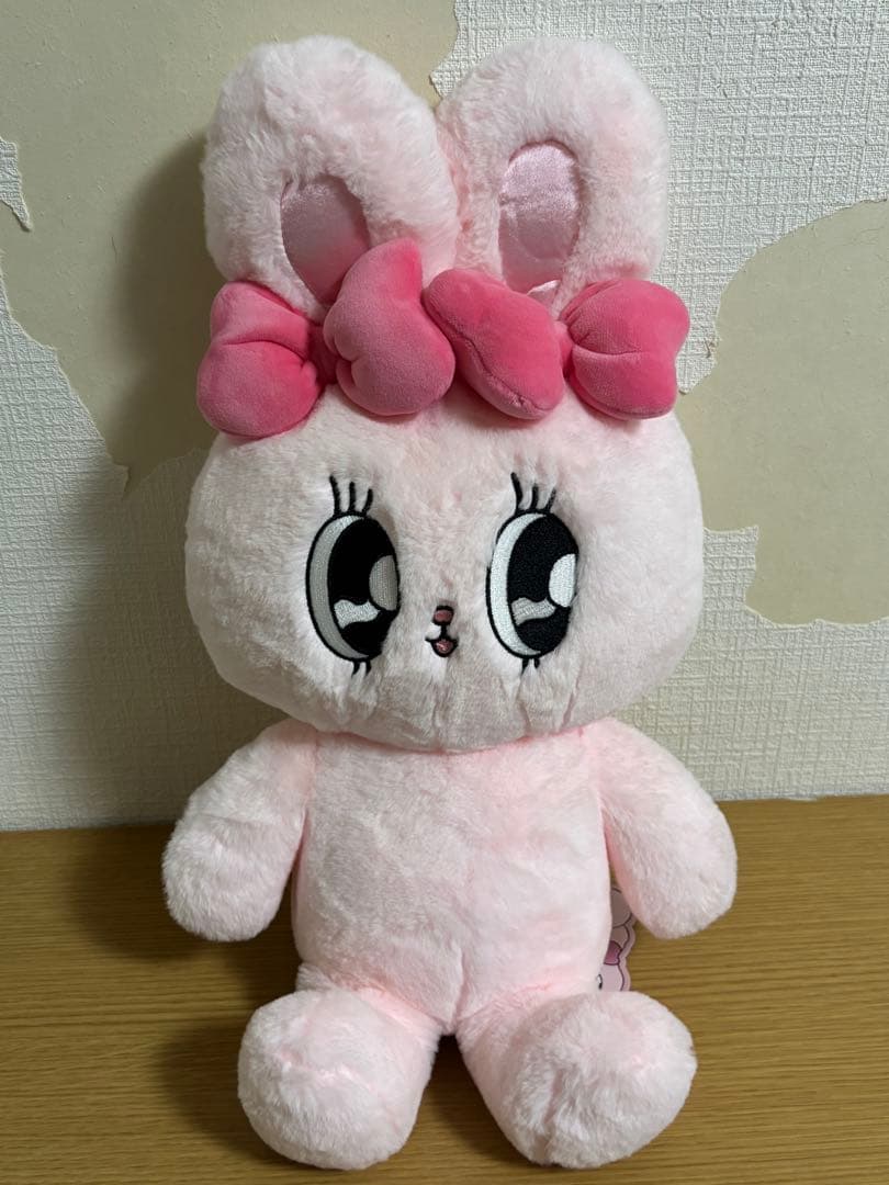 エスターバニー　リボンバニー　クリームバニー　ぬいぐるみL 寝そべり　3点　#1