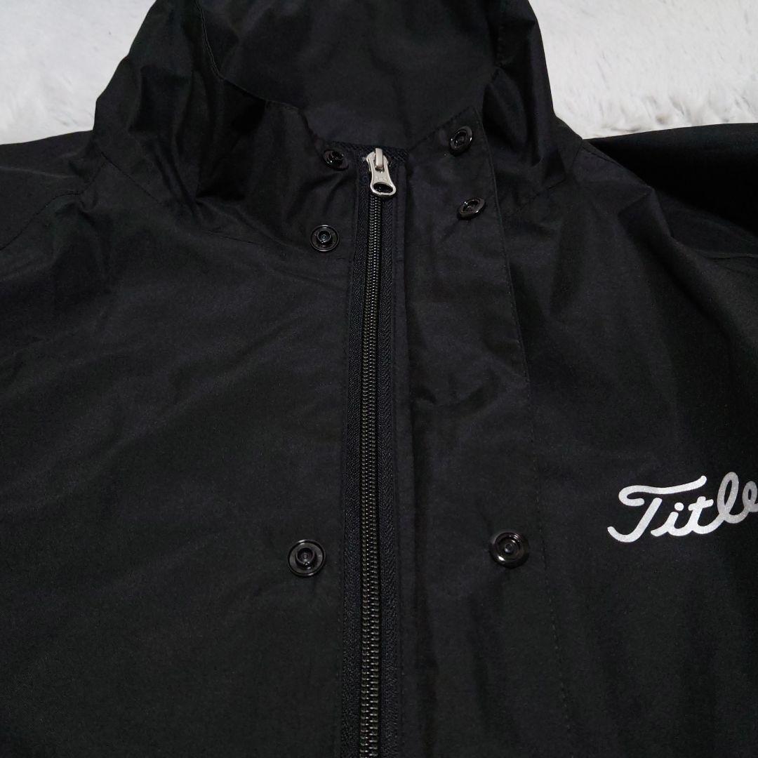 Titleistタイトリスト 黒 LLサイズ レインウェア【美品】