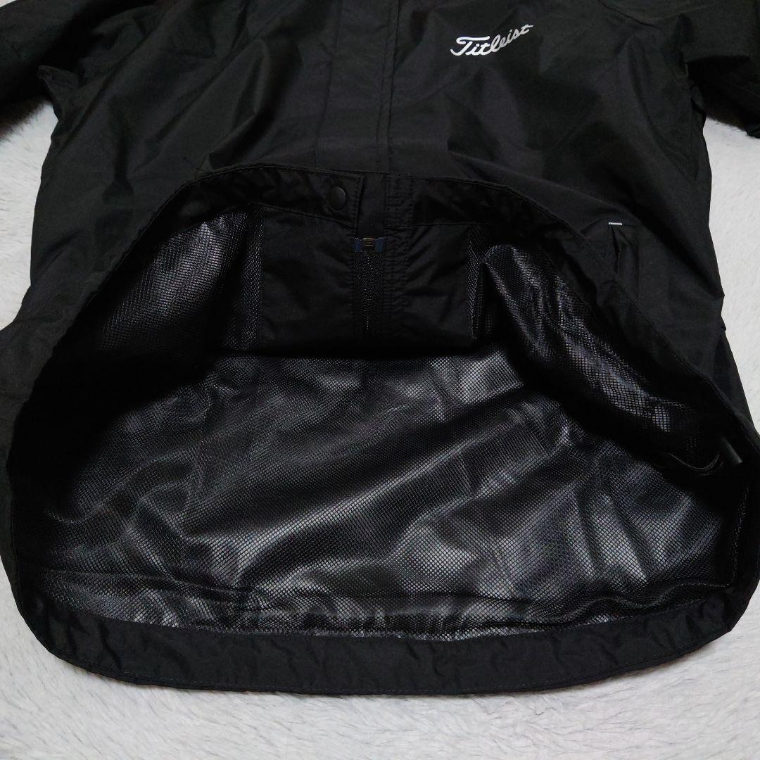 Titleistタイトリスト 黒 LLサイズ レインウェア【美品】