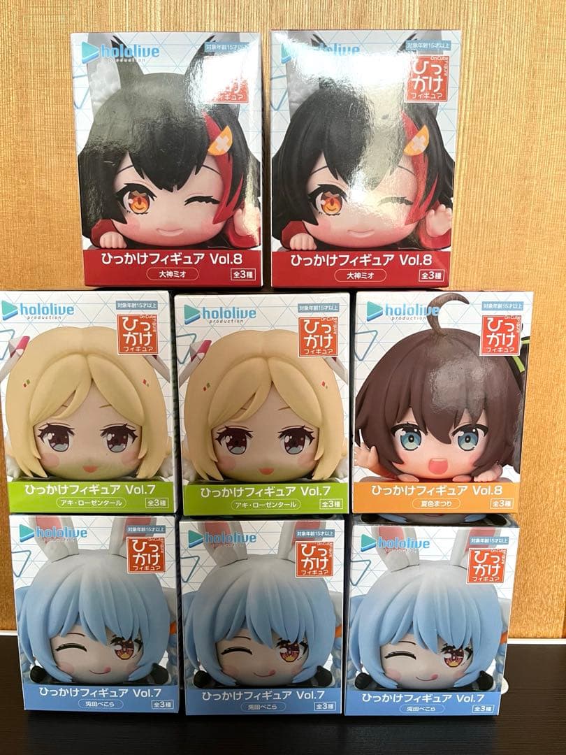 ホロライブ ひっかけフィギュア 兎田ぺこら 大神ミオ まとめ売り