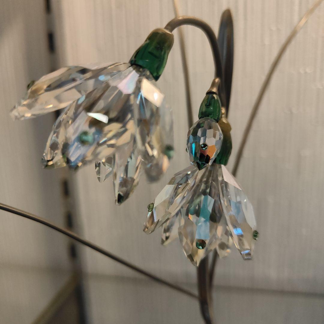 人気の花シリーズ超貴重！ 【スワロフスキー】スノードロップ