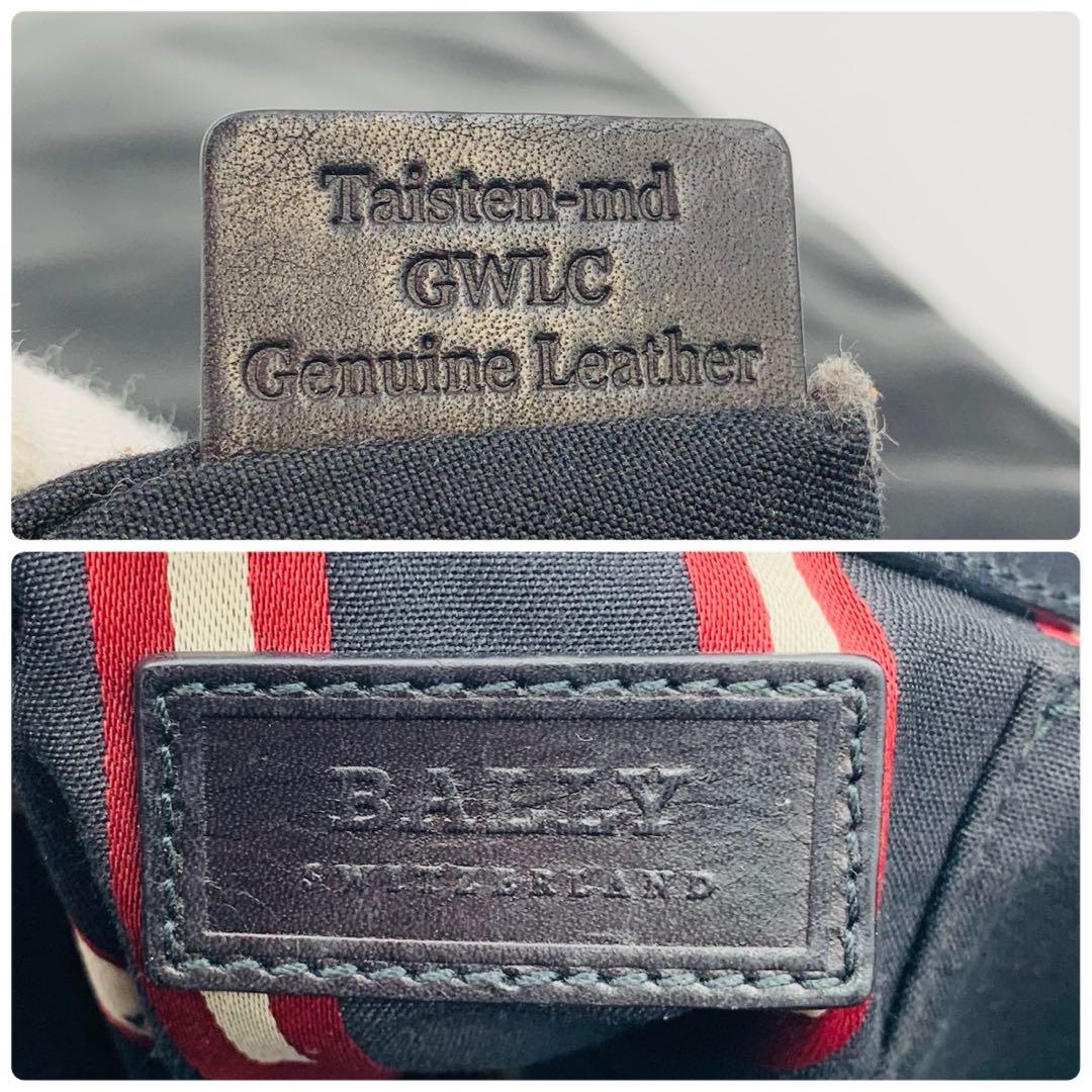 【本物】バリー y2k サコッシュ ショルダーバッグ 本革レザー ブラック